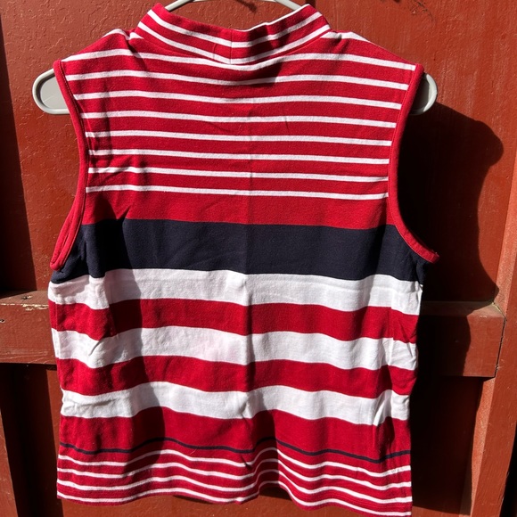Striped sleeveless shirt - Picture 2 of 3